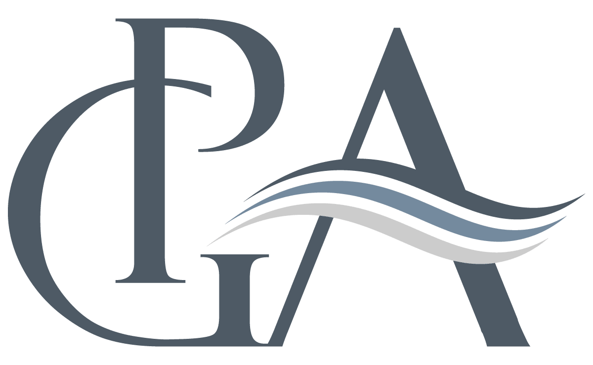 A stylized logo with the letters 'P' and 'A' connected by two curved lines.