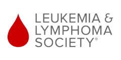 Logo of the Leukemia & Lymphoma Society featuring a red blood drop.